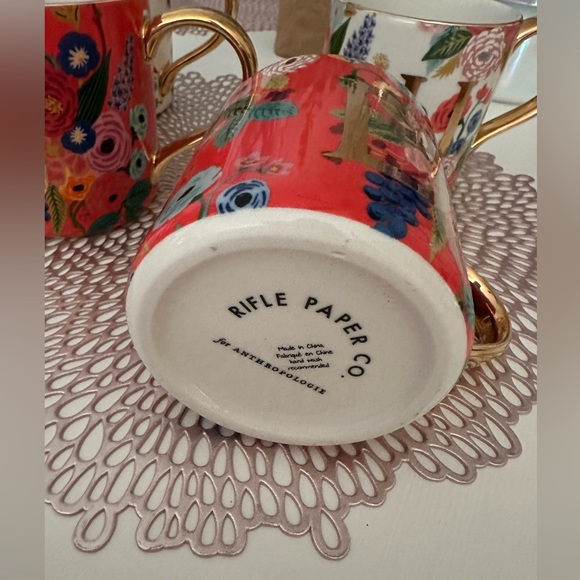 Rifle Paper Co. x Anthropologie Garden Party Monogram Mug - Picture 5 of 10